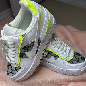 Custom made Gucci air forces